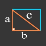 pythagorean theorem calculator android application logo